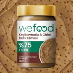 Wefood Keçiboynuzlu & Chialı Fıstık Ezmesi 300 g - Görsel 2
