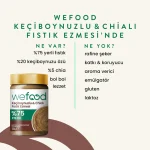 Wefood Keçiboynuzlu & Chialı Fıstık Ezmesi 300 g - Görsel 3